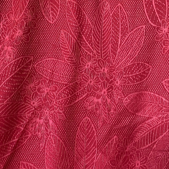 Jamaica Jaxx  Mens Silk Short Sleeve Red Button Down Hawaiian Shirt (3)🌴 - Picture 12 of 12